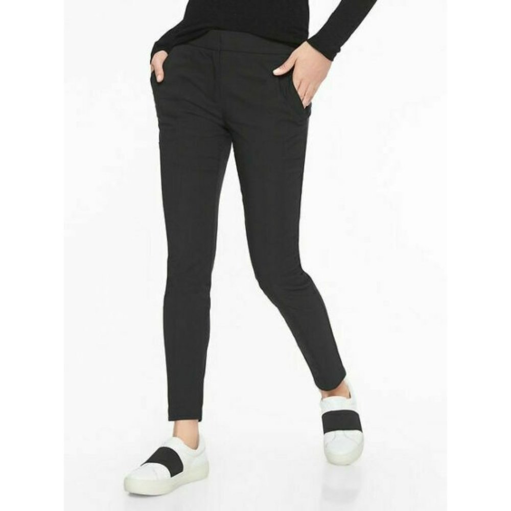 Athleta Womens Size 14 Black Wander Stash Skinny Pant // Style 353676